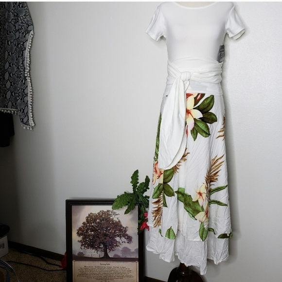 Wrap Tie Criss Cross Top Crop White Unique Bohemian Boutique Womens Extra Long - Picture 5 of 12